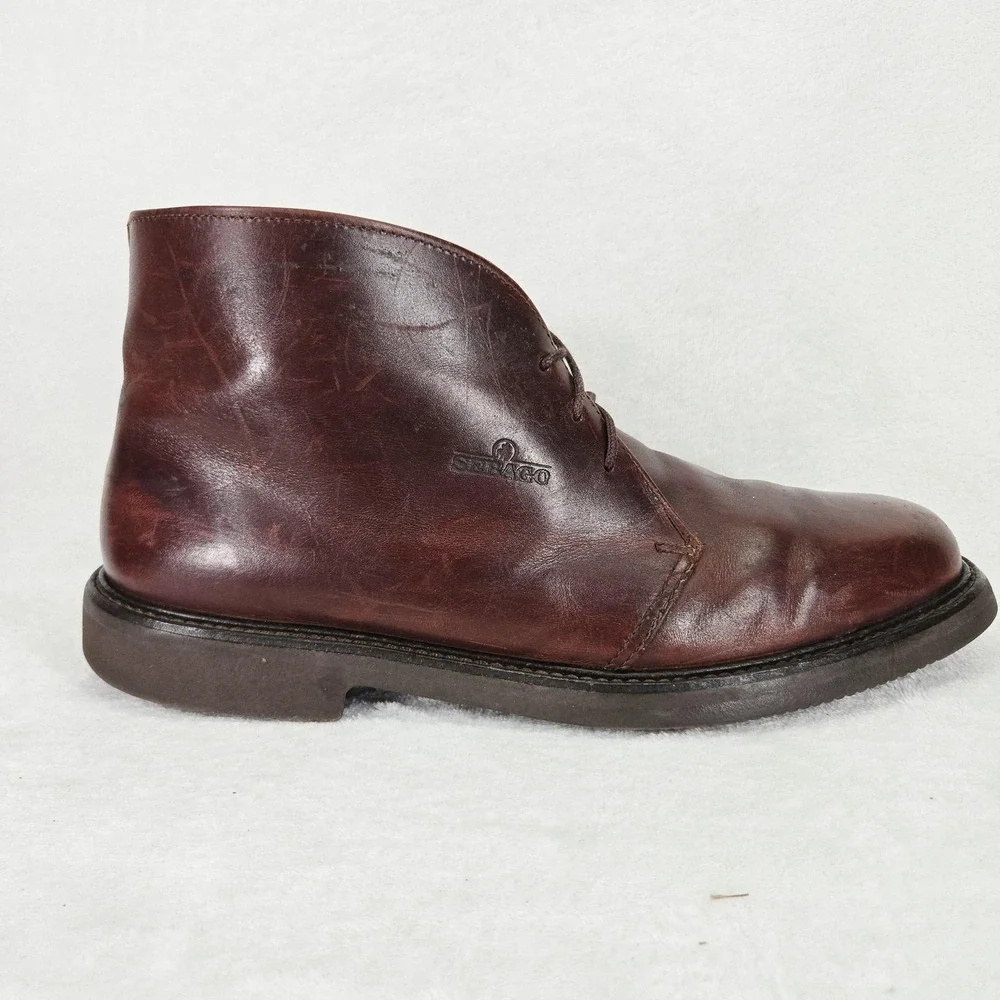 Sebago Men's Chukka Boots in Dark Brown Leather